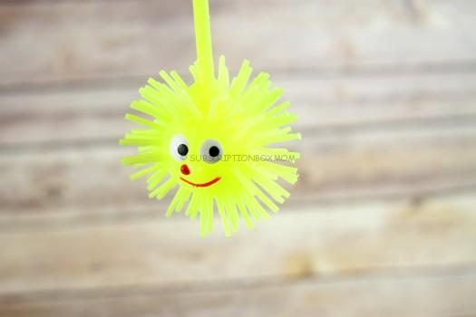 Smiley Face Puffer Ball Yo-Yo 