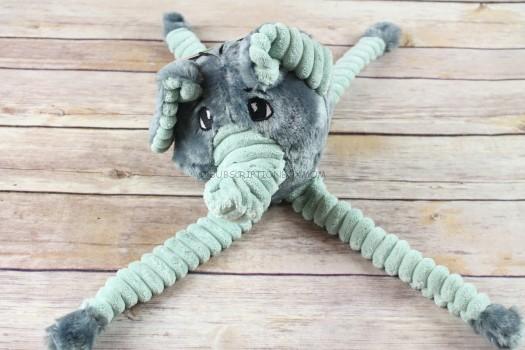 Bow Wow Pet Corduroy Elephant Toy For Dogs 