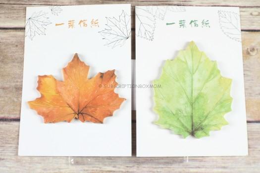 Creative Maple Leaf Post It Notes