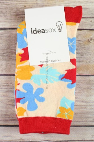 Autumn Leaves Cotton Socks