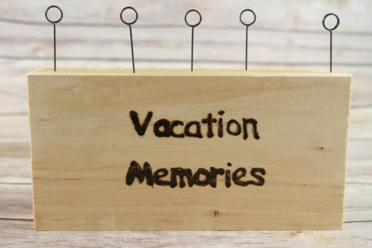 Vacation Memories Photo Holder