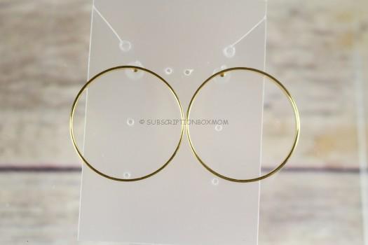 a.v. max Large Circle Earrings in Gold