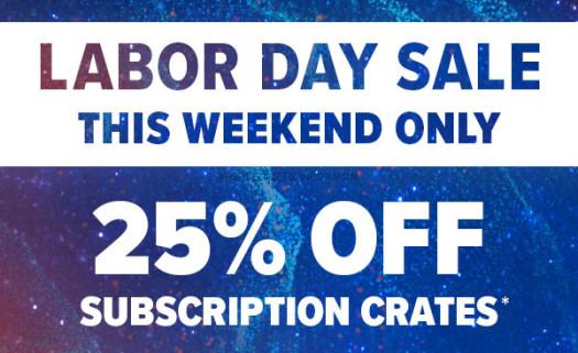 Loot Crate Labor Day 2017 Coupons