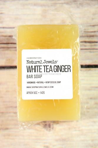 Natural Jewels White Tea Ginger Bar Soap