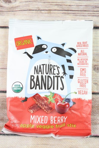 Nature's Bandits Mixed Berry Apple Veggie Fruit Stix 