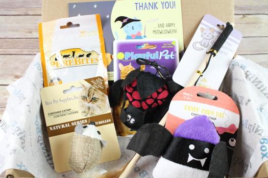 KitNipBox October 2017 Cat Subscription Box Review 