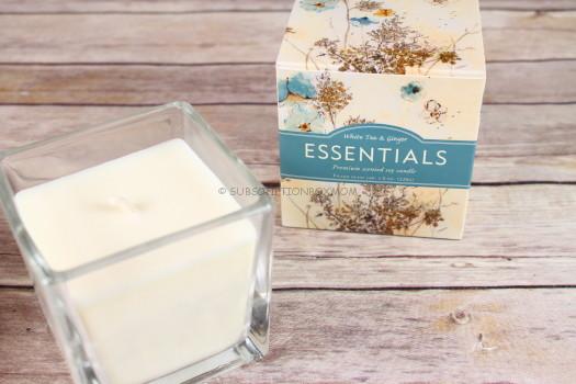 Peter Pauper Press White Tea & Ginger Essentials Candle