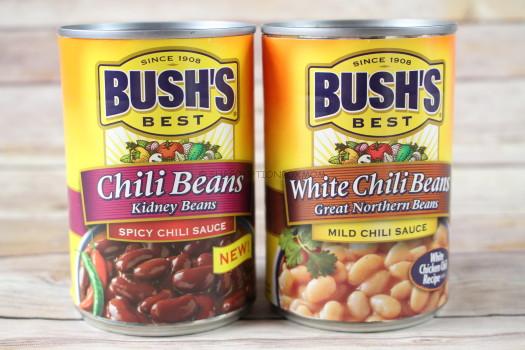 Bush's Best Spicy Chili Kidney Beans and Milk White Chili Beans