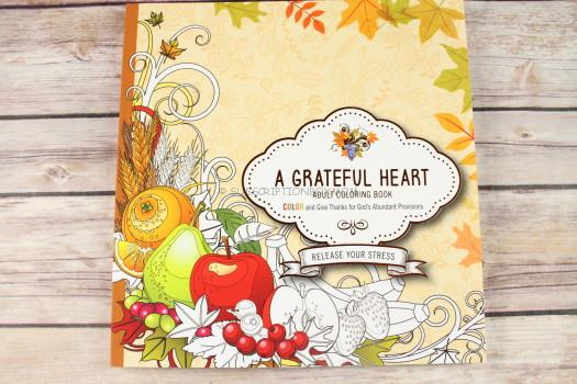 A Grateful Heart Adult Coloring Book: Color and Give Thanks for God's Abundant Provisions