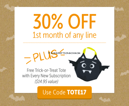 KiwiCo Free Halloween Tote PLUS Save 30%