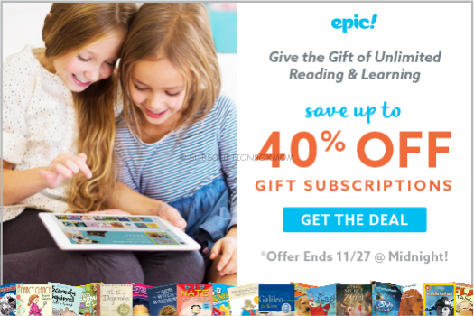 Epic! Black Friday 2017 Coupons