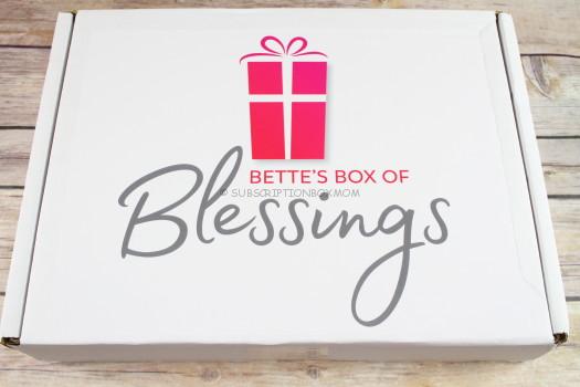 Bette's Box of Blessings November 2017 Review