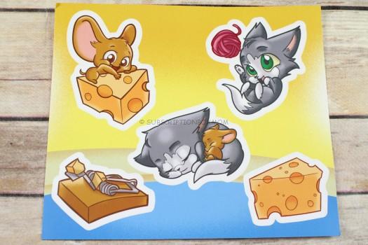 Cat and Mouse Sticker Set