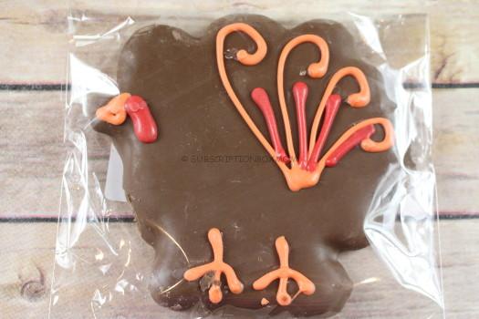 Preppy Puppy Iced Turkey Cookie 