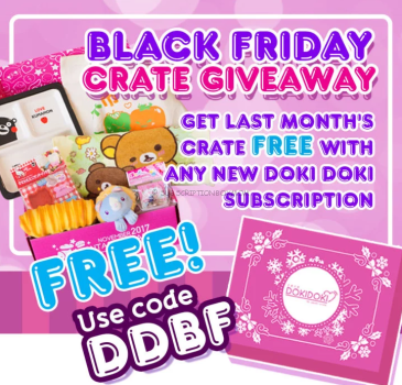 Doki Doki Crate Black Friday 2017 Coupon