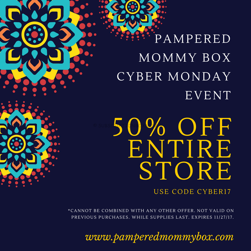 Pampered Mommy Box Cyber Monday 2017 Coupon