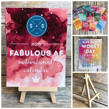 2018 Fabulous AF Desk Calendar