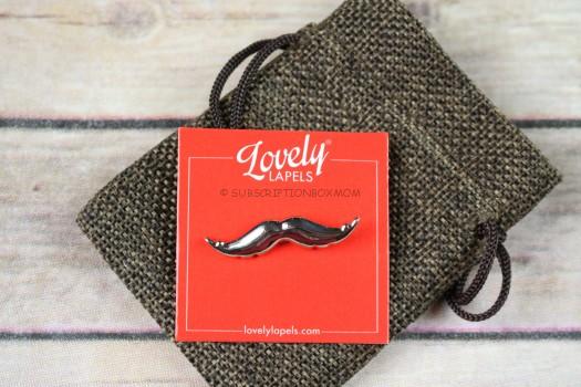 Loevely Lapels Mustasche Lapel Pins