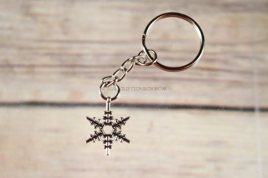 Magnolia Crate Snowflake Keychain