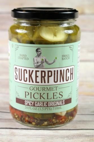 SuckerPunch Gourmet Spicy Garlic Pickles
