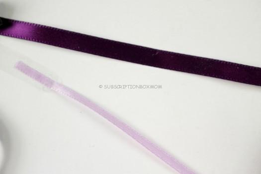 Purple & Lilac Satin Ribbon