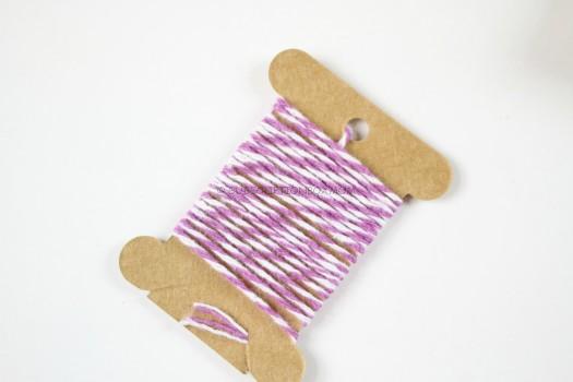 Purple & White Bakers Twine