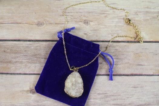 Buddhibox Geode Necklace