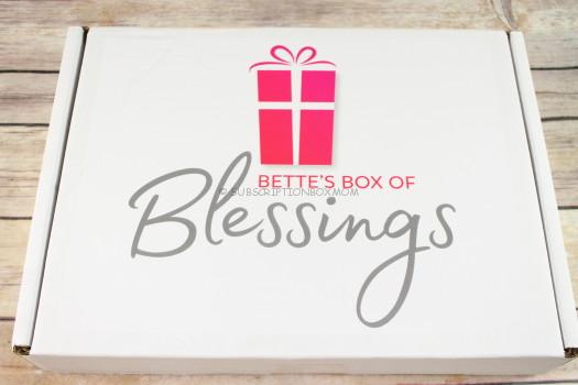 Bette's Box of Blessings December 2017 Review