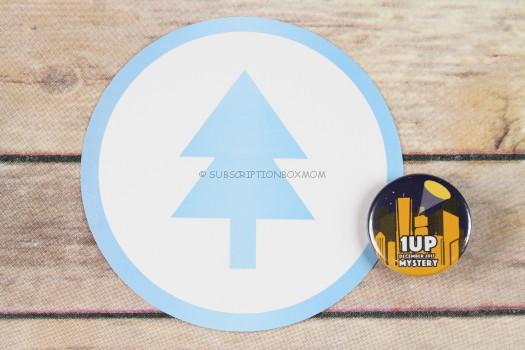 Gravity Falls Sticker + 1Up Button