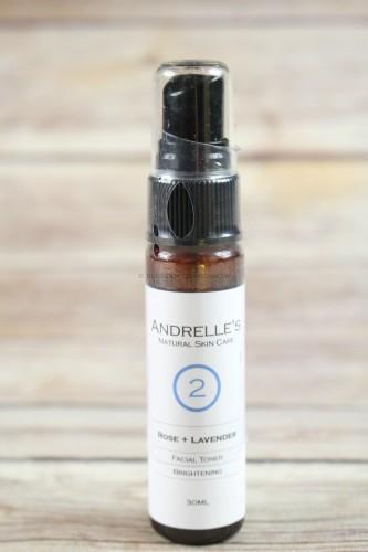 ANDRELLE’S NATURAL SKIN CARE Rose + Lavender Brightening Toner