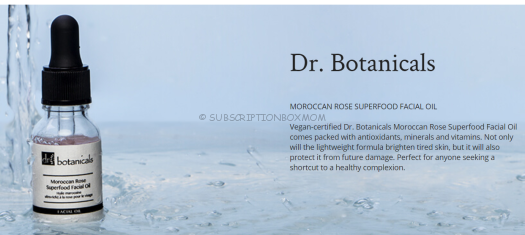 Dr. Botanicals Moroccan Rose Superfood Facial Oil