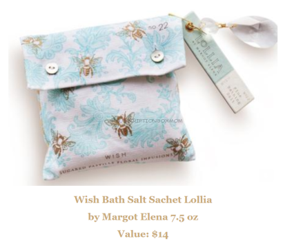 Margot Elena Wish Bath Salt Sachet Lollia 