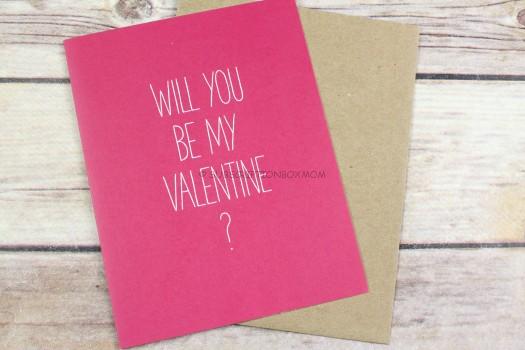 Will You Be My Valentine? - Aqua Birch