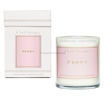 K. Hall Designs Peony Jar Candle