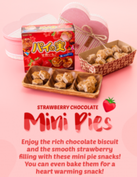 Lotte Strawberry Chocolate Mini Pies