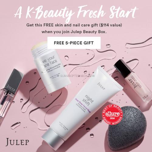 FREE Julep Korean Skincare Box