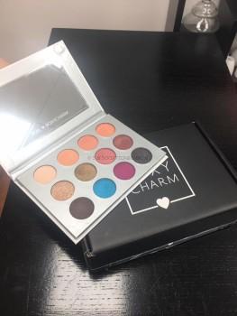 Boxycharm X Pur collab eyeshadow palette.