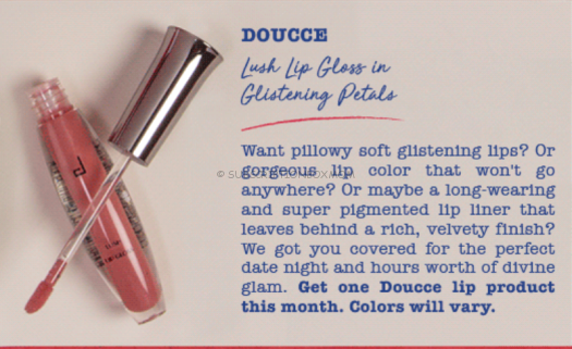 DOUCCE Lush Lip Gloss in Glistening Petals