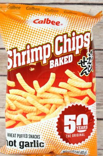 Calbee Baked Hot Garlic Shrimp Flavored Chips