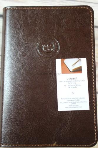 Percentage Sign Leather Journal