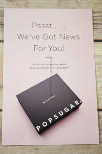 Popsugar Must Have Box