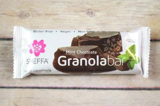 Sheffa Mint Chocolate Granola Bar