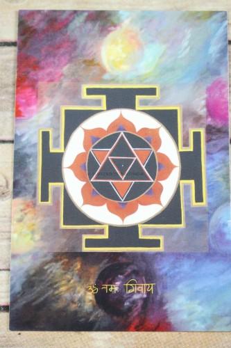 Prism House PDX Original Hand Painted Meditation Card 