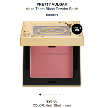 Pretty Vulgar "Make Them Blush" Powder blush