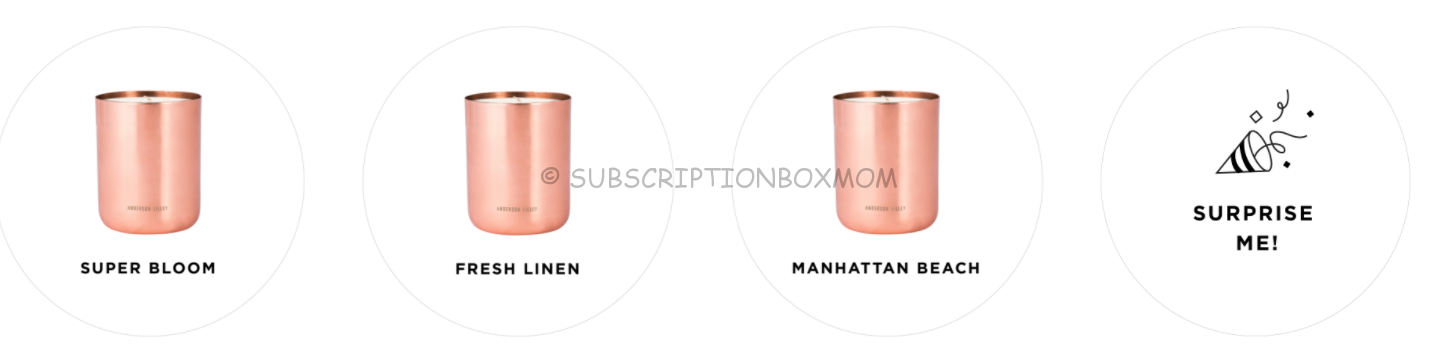 ANDERSON LILLEY Sunset Collection Candles