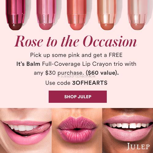 Julep Rose to the Occasion + It's Balm 3-piece GWP