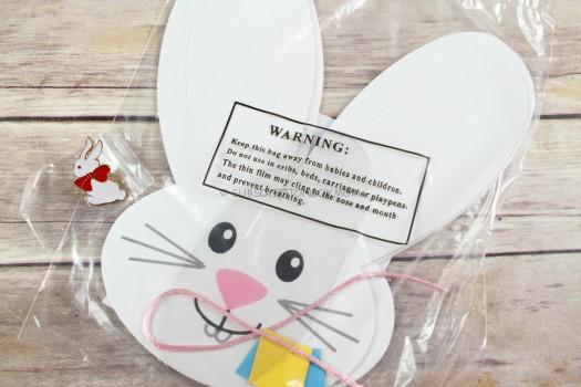 Tissue Easter Bunny Craft Kit and Bunny Pin