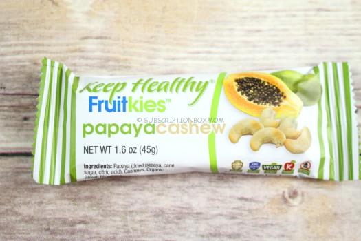 Keep Healthy Fruitkies Papaya Cashew Bar 