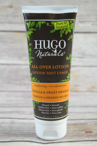 Hugo Naturals All Over Lotion in Vanilla & Sweet Orange 