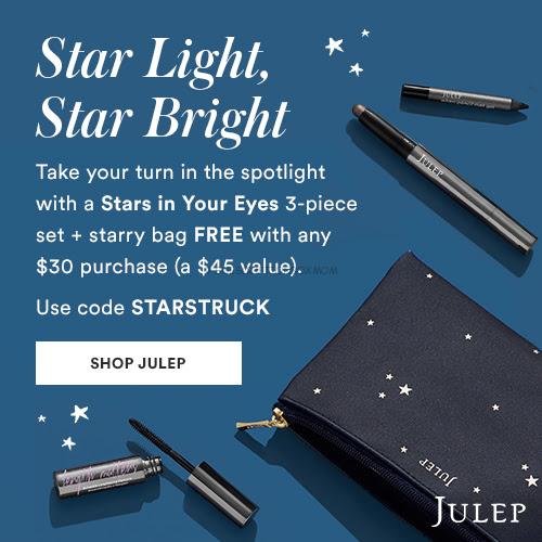 Free Julep 3-piece set + Starry Bag with Purchase